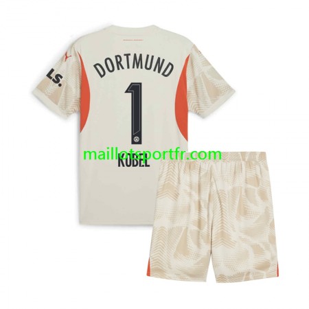 Maillot de Foot Borussia Dortmund Gregor Kobel 1 Gardien Enfant Domicile 2024/25 Maillot de Foot Borussia Dortmund Gregor Kobel 1 Gardien Enfant Domicile 2024/25